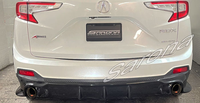 Custom Acura RDX  SUV/SAV/Crossover Rear Lip/Diffuser (2019 - 2023) - $790.00 (Part #AC-013-RA)
